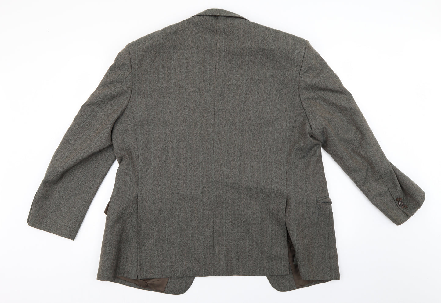 Brook Taverner Mens Grey   Jacket Suit Jacket   - grey/brown look