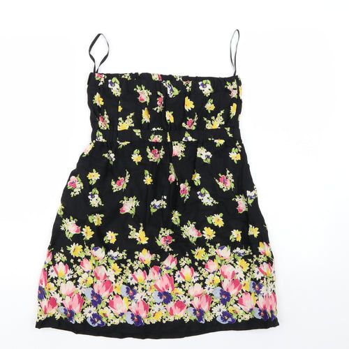 New Look Womens Multicoloured Floral  Basic Blouse Size 12  - off the shoulder