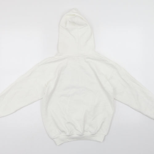 Preworn Womens White   Pullover Hoodie Size XS
