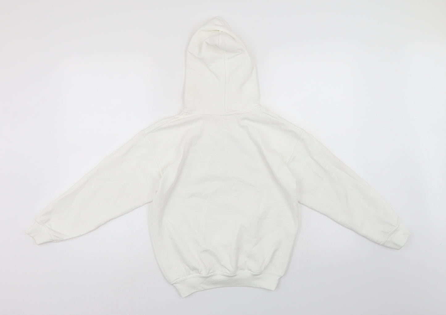 Preworn Womens White   Pullover Hoodie Size XS