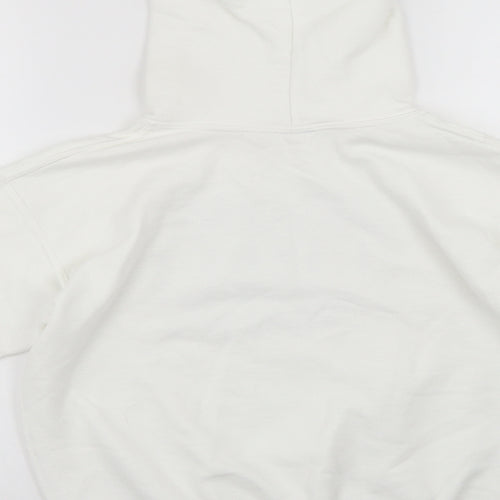 Preworn Womens White   Pullover Hoodie Size XS