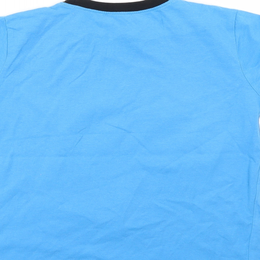 Preworn Boys Blue   Basic T-Shirt Size 7-8 Years