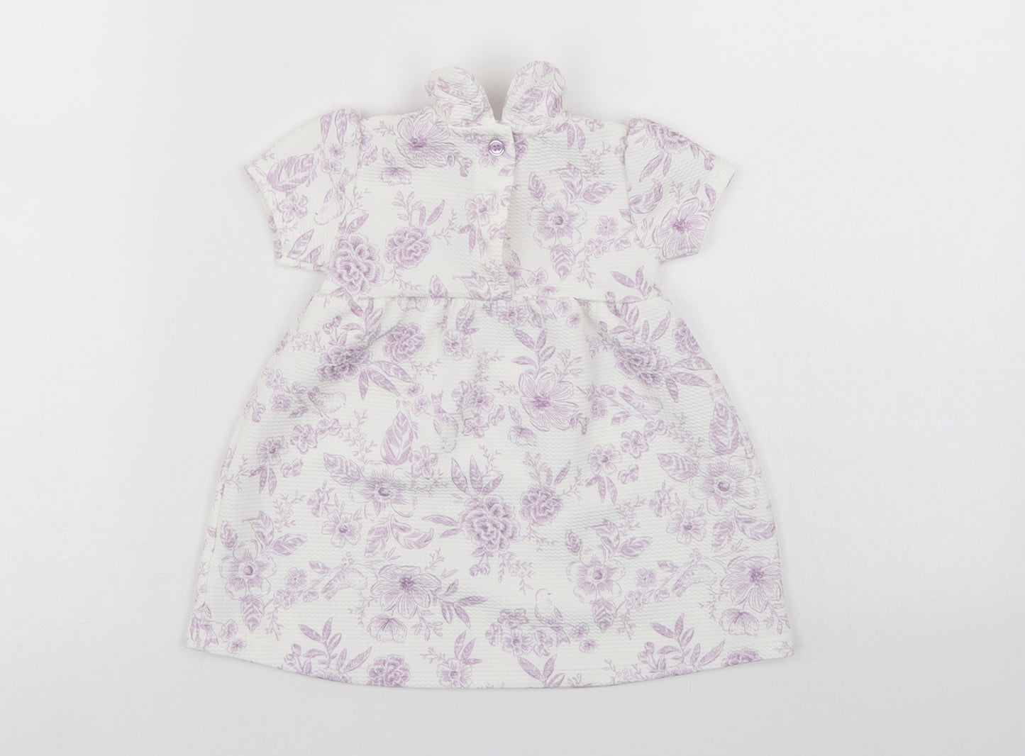 TU Girls Multicoloured Floral  T-Shirt Dress  Size 3-6 Months