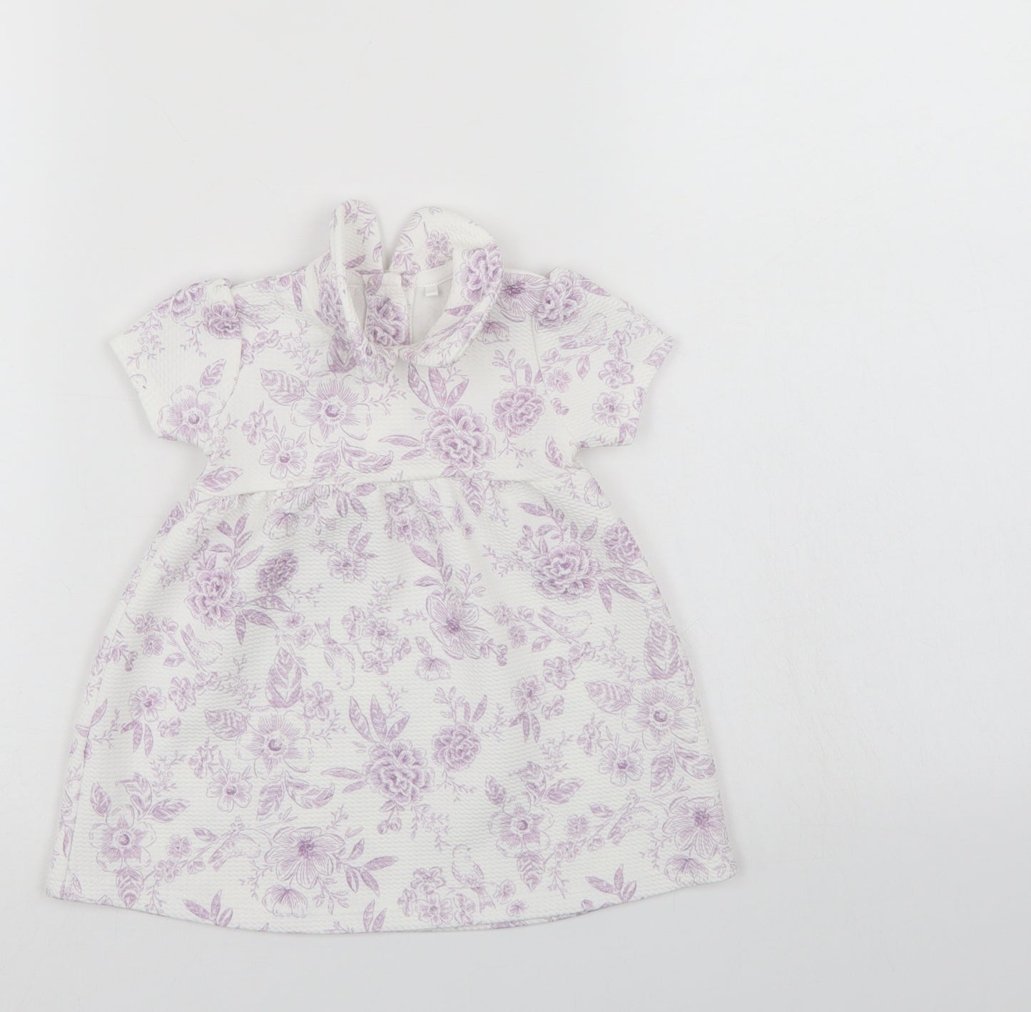 TU Girls Multicoloured Floral  T-Shirt Dress  Size 3-6 Months