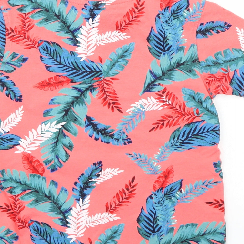 George Boys Multicoloured Floral  Basic T-Shirt Size 7-8 Years