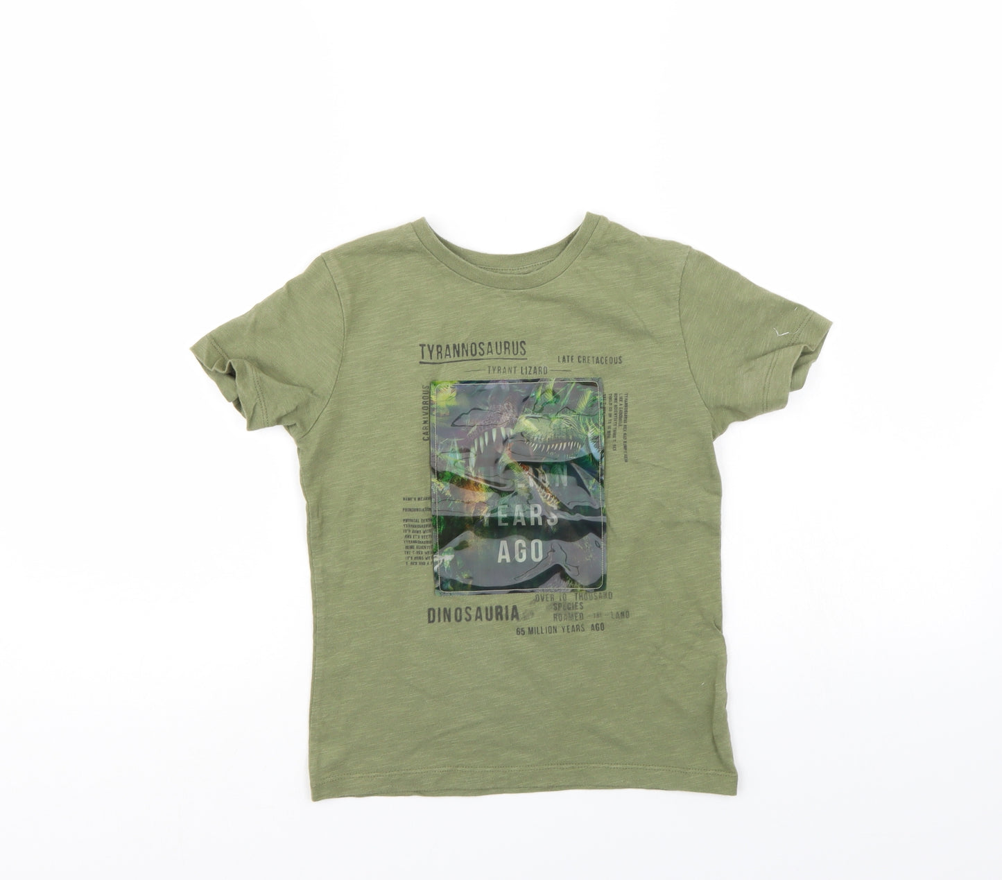 Next 82 Boys Green   Basic T-Shirt Size 6 Years