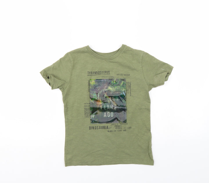 Next 82 Boys Green   Basic T-Shirt Size 6 Years