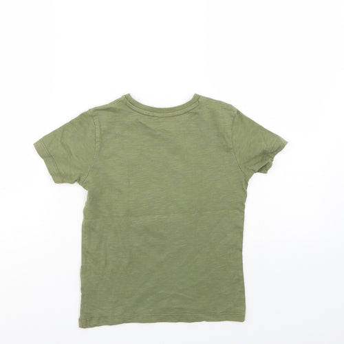 Next 82 Boys Green   Basic T-Shirt Size 6 Years