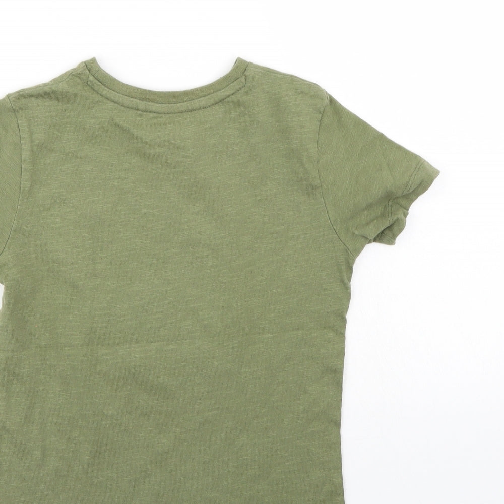 Next 82 Boys Green   Basic T-Shirt Size 6 Years