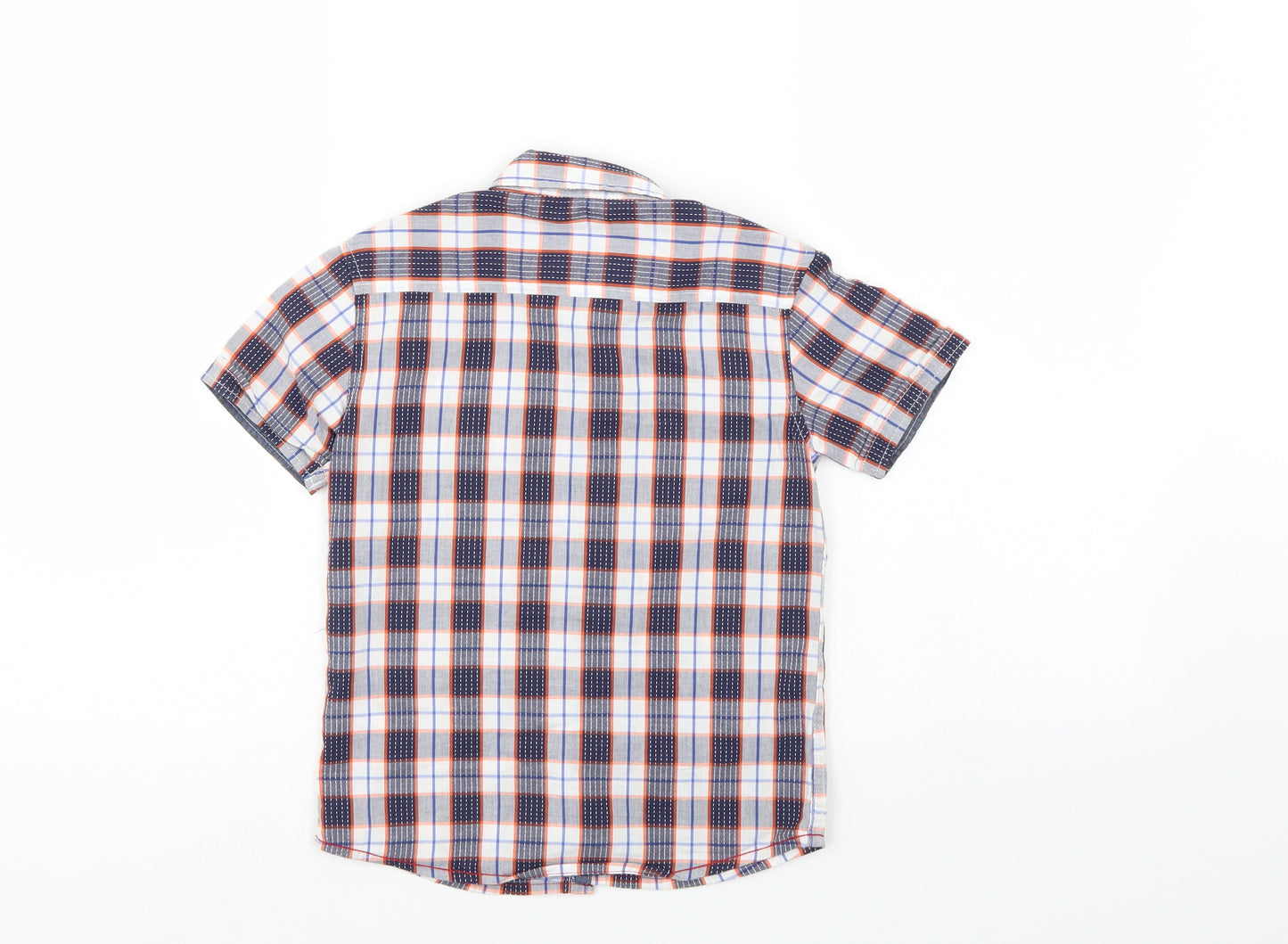 George Boys Multicoloured Check  Basic Button-Up Size 5-6 Years