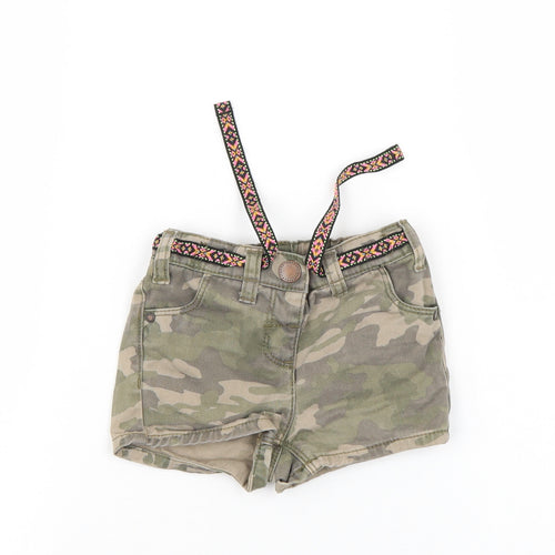 NEXT Boys Green Camouflage  Cropped Trousers Size 6-9 Months  - Boys Shorts