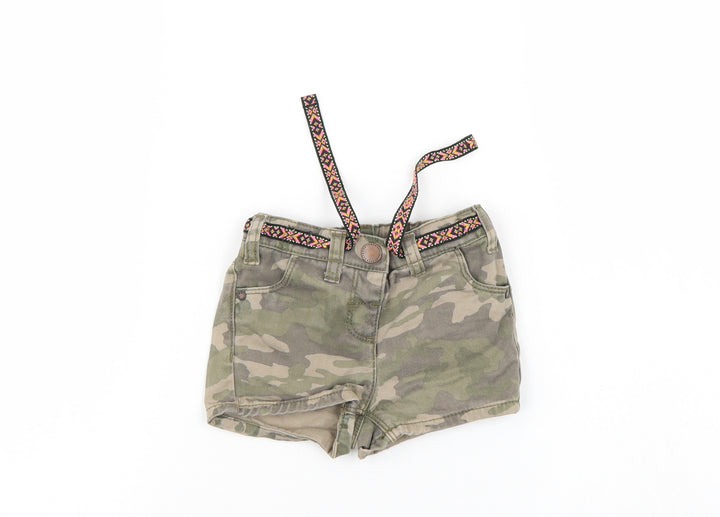 NEXT Boys Green Camouflage  Cropped Trousers Size 6-9 Months  - Boys Shorts