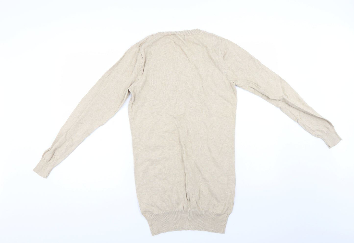 So Fabulous Womens Beige   Pullover Jumper Size 14