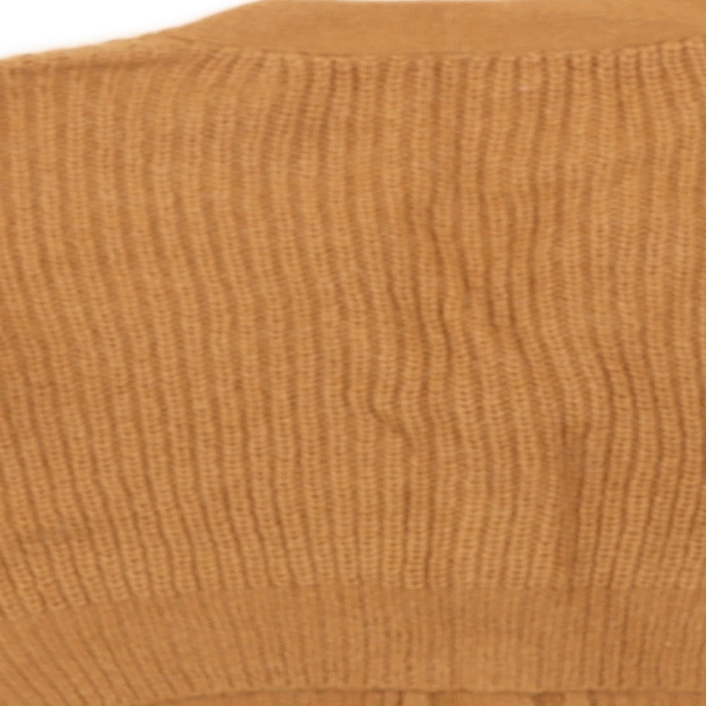 River Island Womens Brown   Cardigan Jumper Size M  - cropped