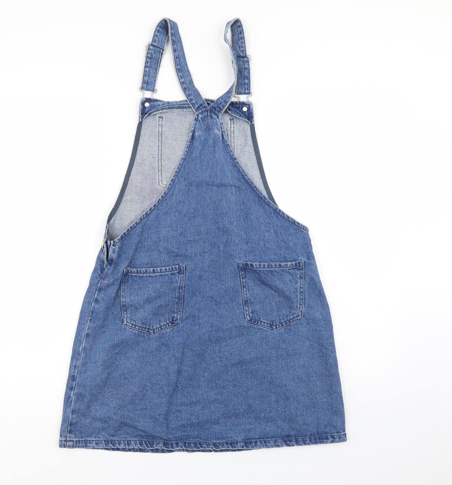 NEXT Girls Blue  Denim Pinafore/Dungaree Dress  Size 16 Years
