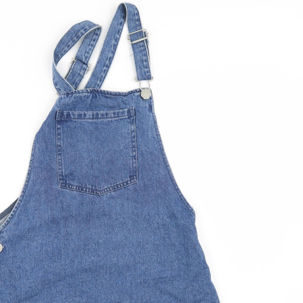 NEXT Girls Blue  Denim Pinafore/Dungaree Dress  Size 16 Years