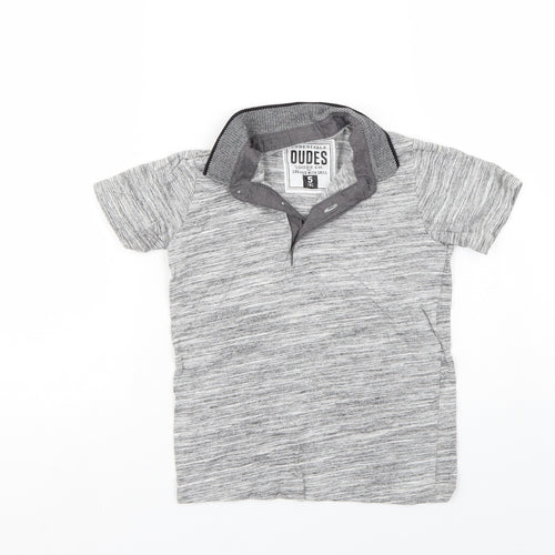 Dudes Boys Grey   Basic Polo Size 5 Years