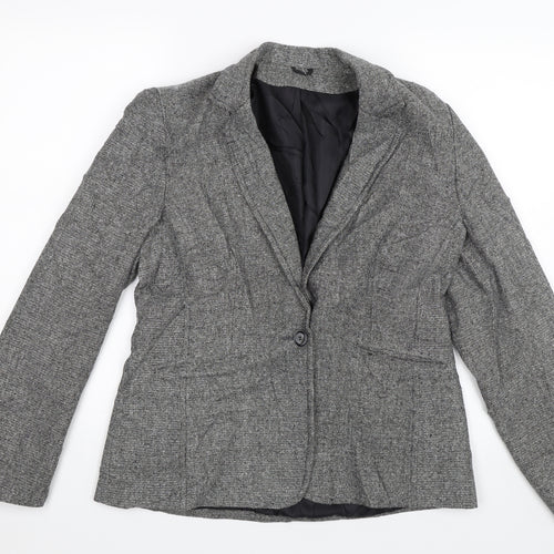 Preworn Womens Grey   Jacket Blazer Size 14