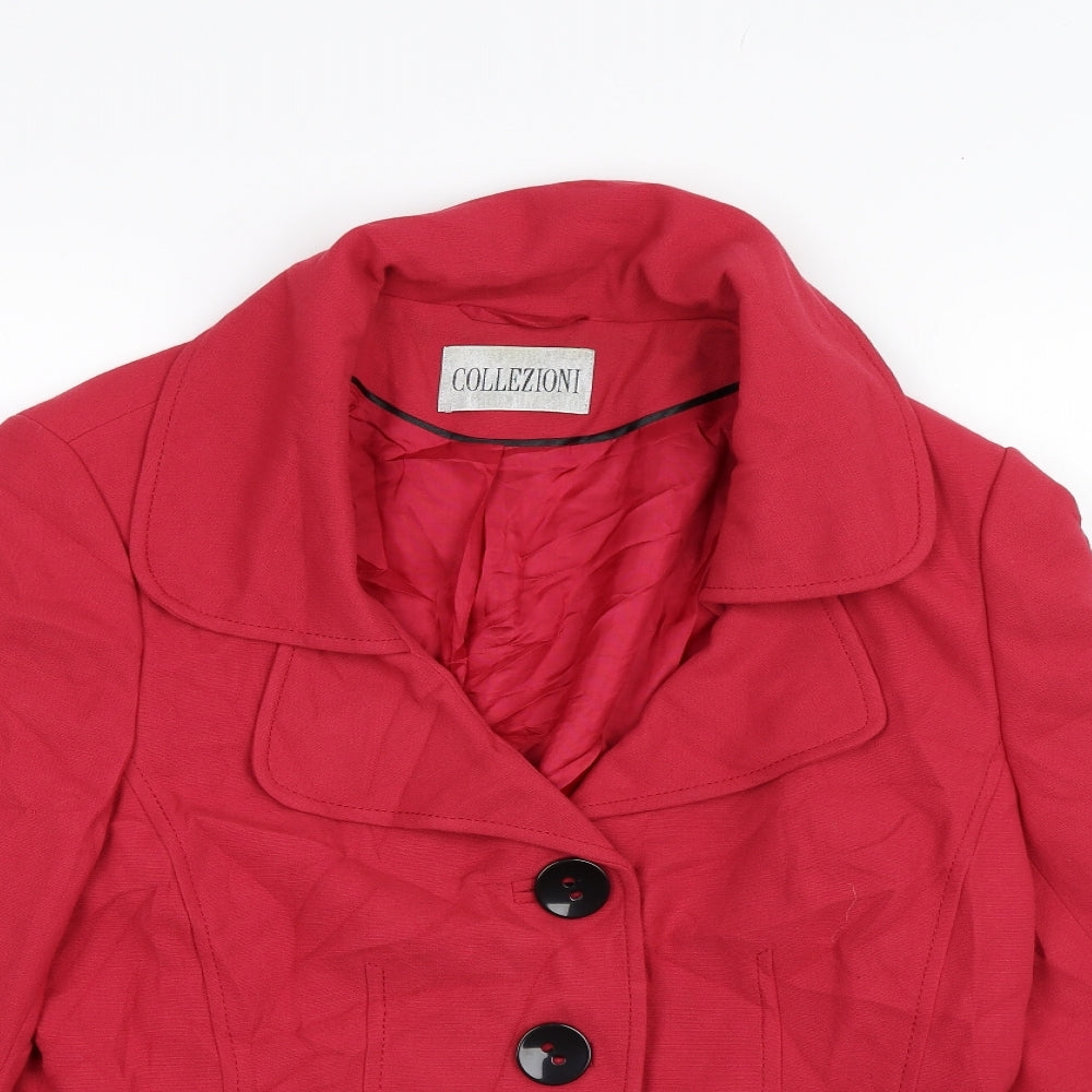 Collezione Womens Pink   Jacket Blazer Size 14