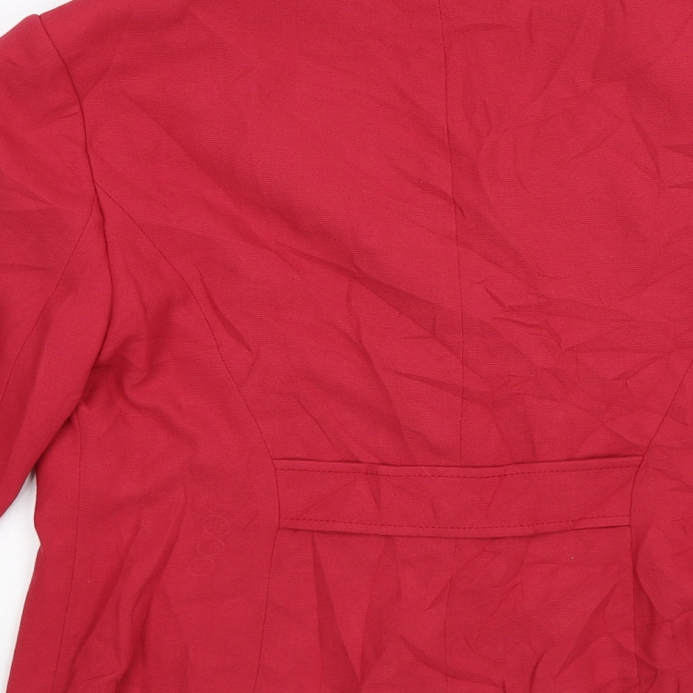 Collezione Womens Pink   Jacket Blazer Size 14