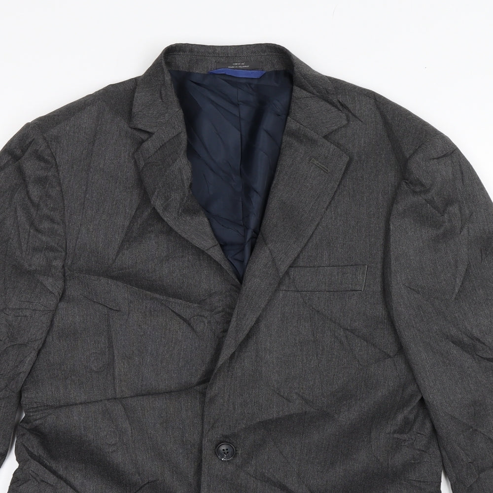 Preworn Mens Grey   Jacket Blazer Size 36