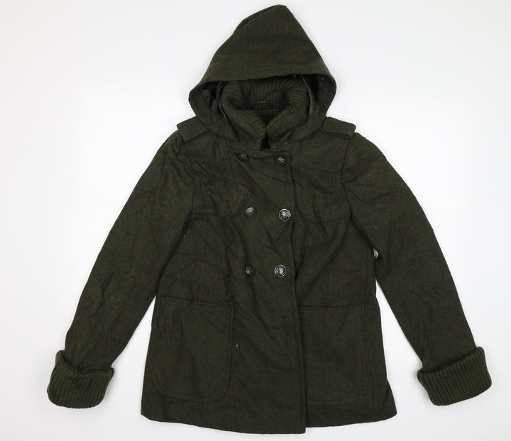 Topshop Womens Green Jacket Size 8