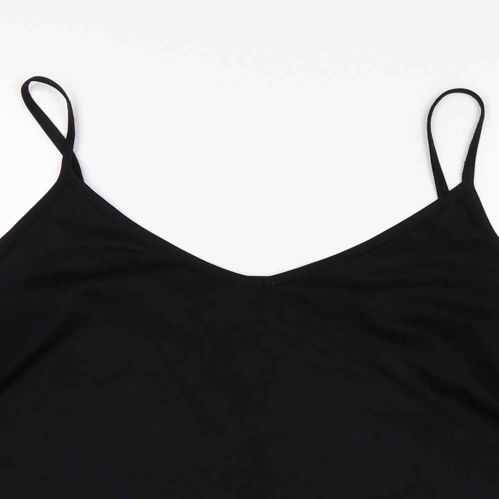 Ann Harvey Womens Black   Camisole Blouse Size 22