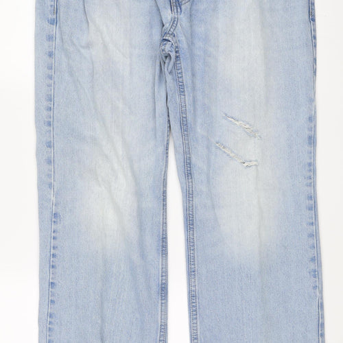 Matalan Mens Blue  Denim Bootcut Jeans Size 36 L28 in