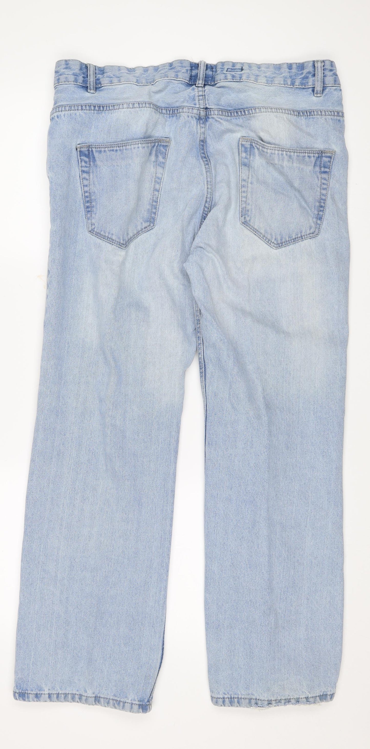 Matalan Mens Blue  Denim Bootcut Jeans Size 36 L28 in