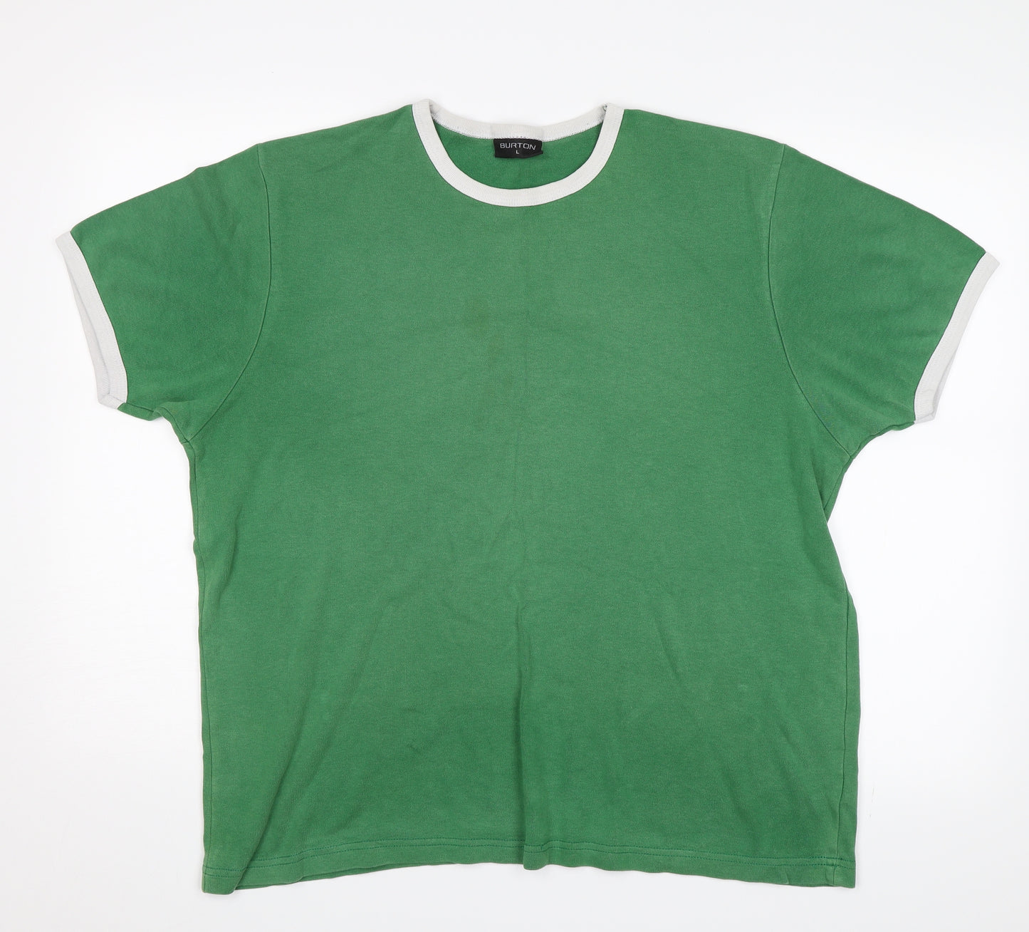 Burton Womens Green   Ringer T-Shirt Size L