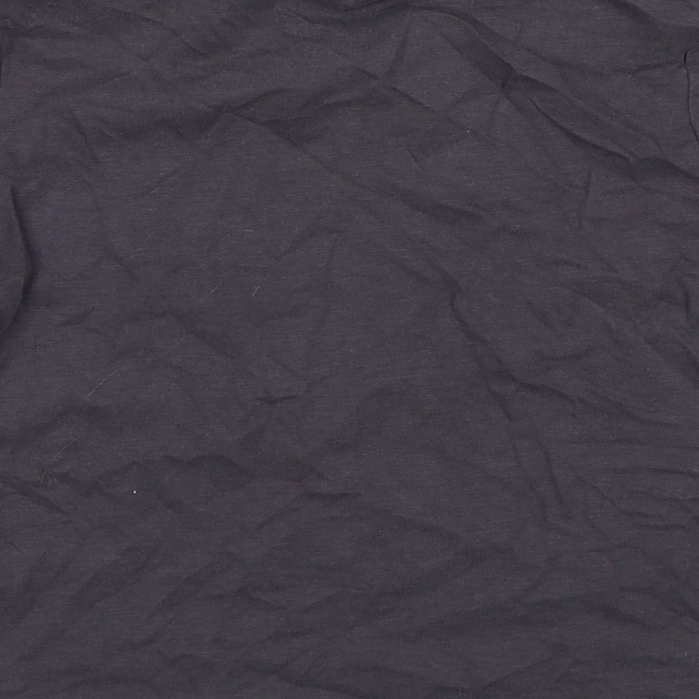 George Girls Purple   Basic T-Shirt Size 4-5 Years  - Grandad is my superhero