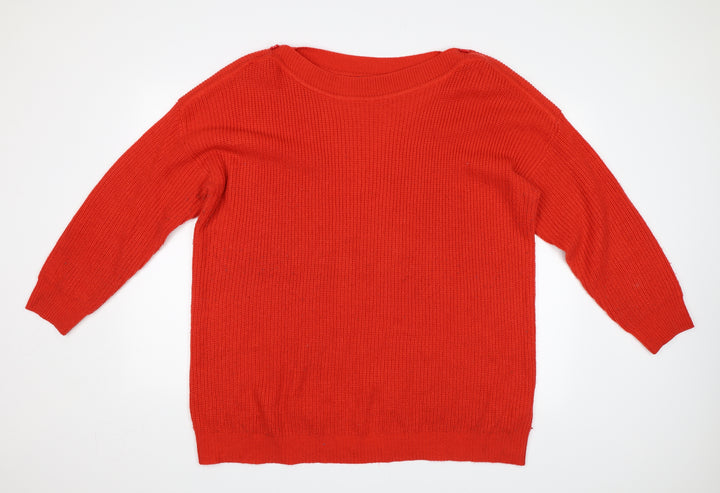 Simply Be Womens Red   Pullover Jumper Size L
