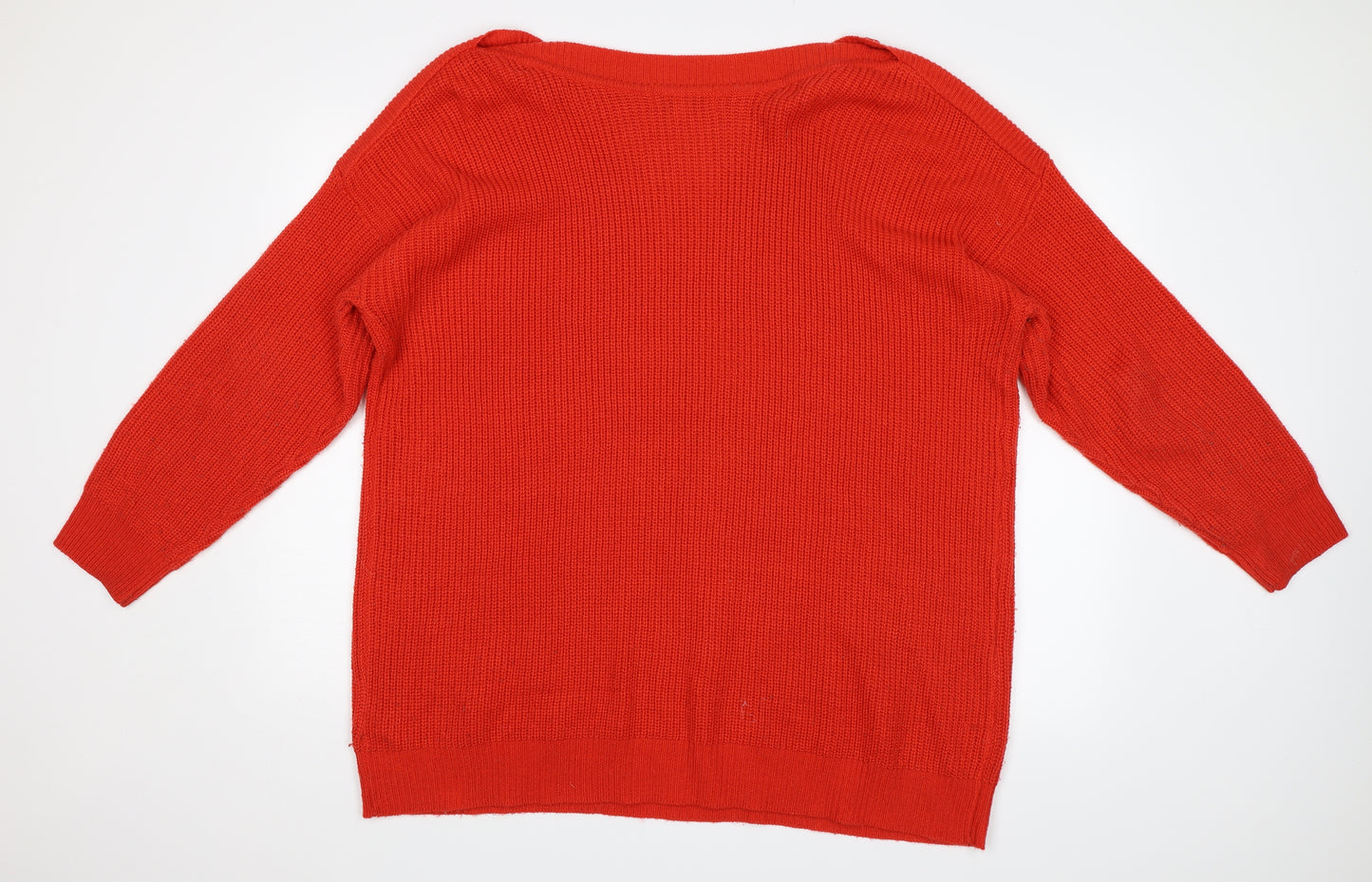 Simply Be Womens Red   Pullover Jumper Size L