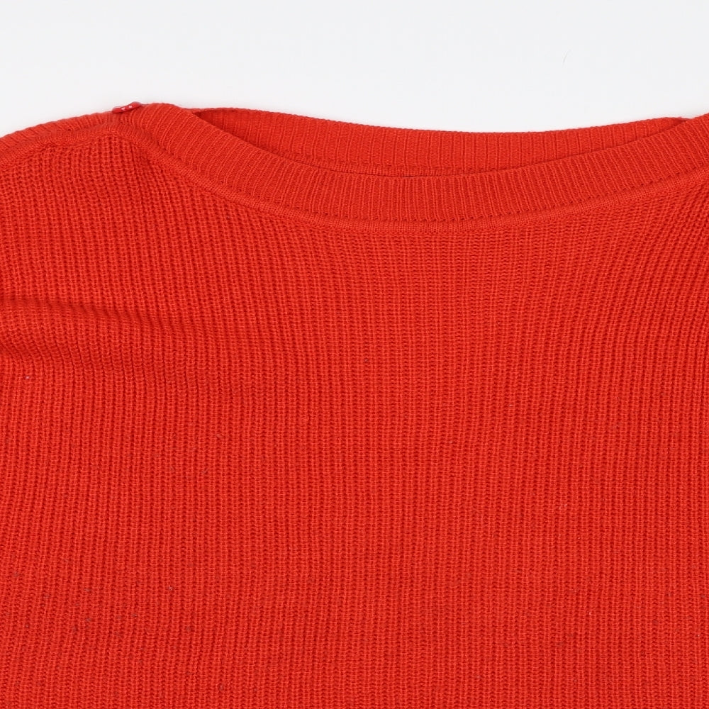 Simply Be Womens Red   Pullover Jumper Size L