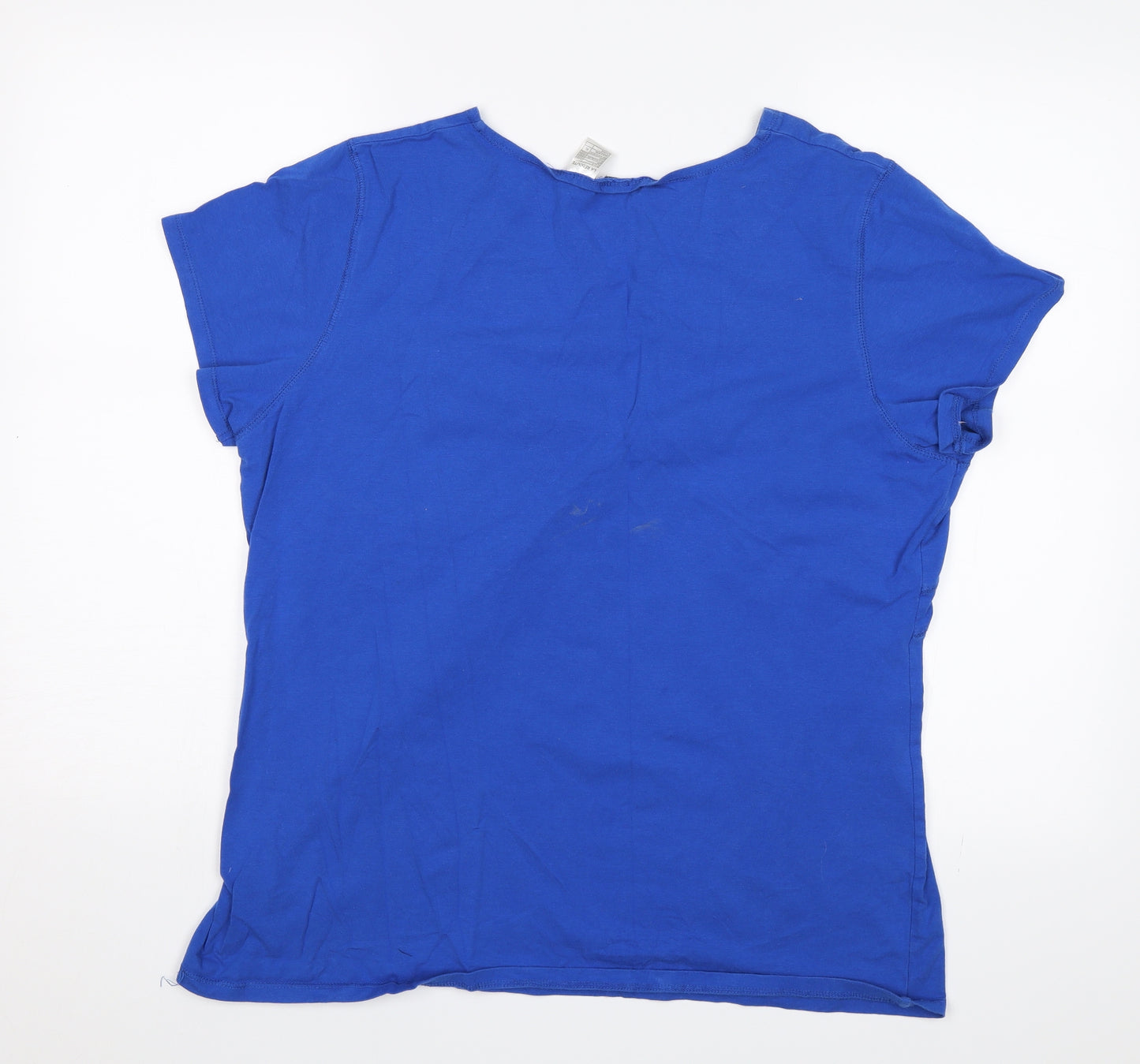 Redoute Womens Blue   Basic T-Shirt Size 22