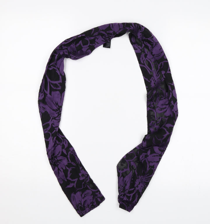 M&S  Purple Floral   Shawl/Wrap