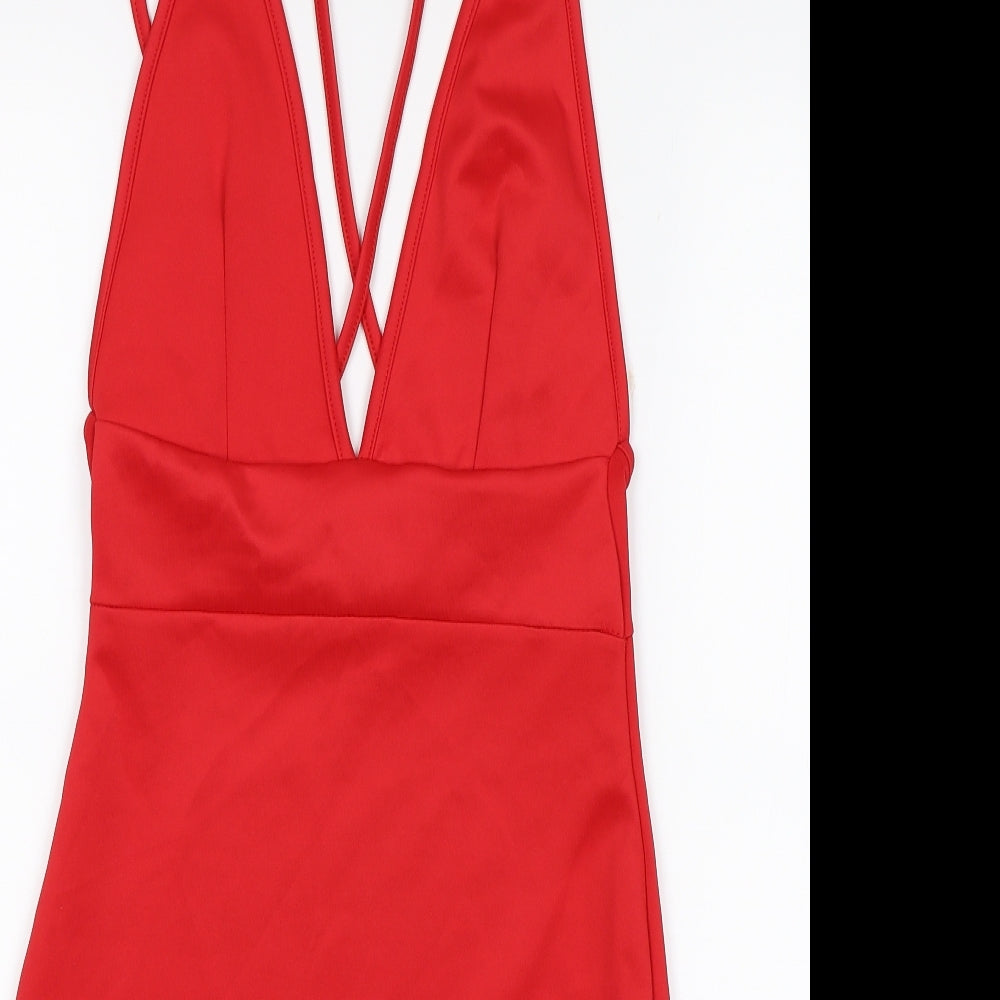 Missguided Womens Red   Mini  Size 6