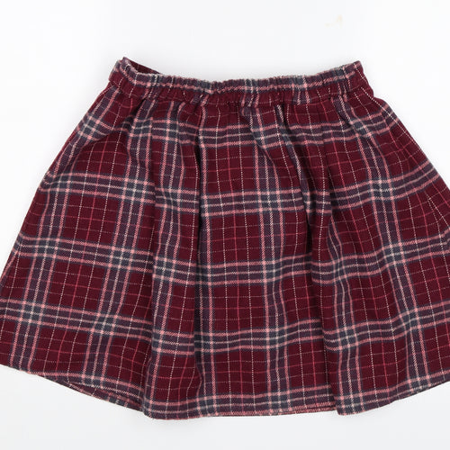 George Girls Pink Plaid  Mini Skirt Size 13-14 Years
