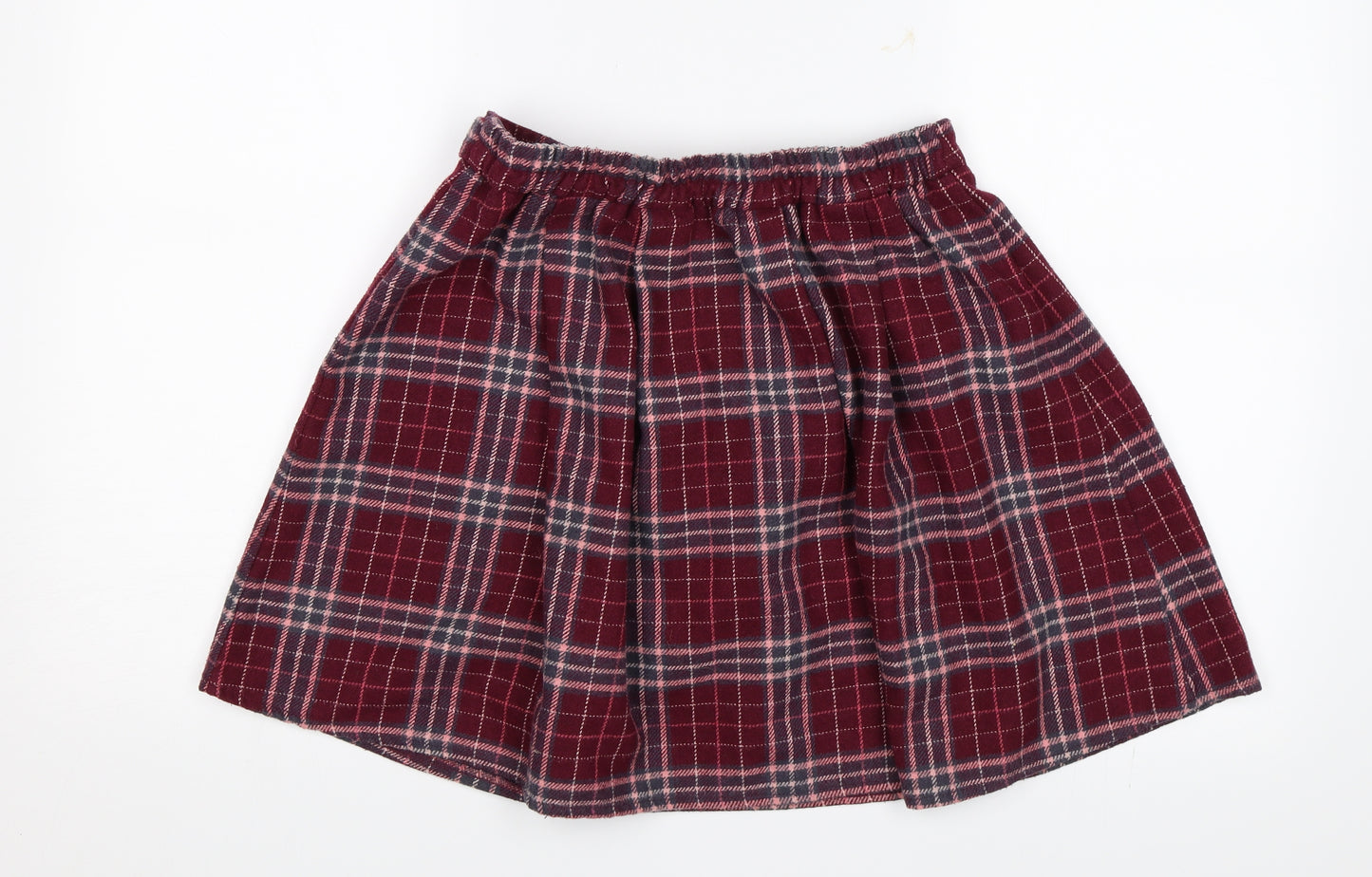George Girls Pink Plaid  Mini Skirt Size 13-14 Years