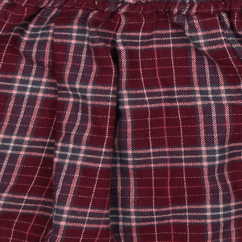 George Girls Pink Plaid  Mini Skirt Size 13-14 Years