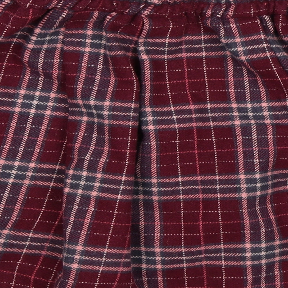 George Girls Pink Plaid  Mini Skirt Size 13-14 Years