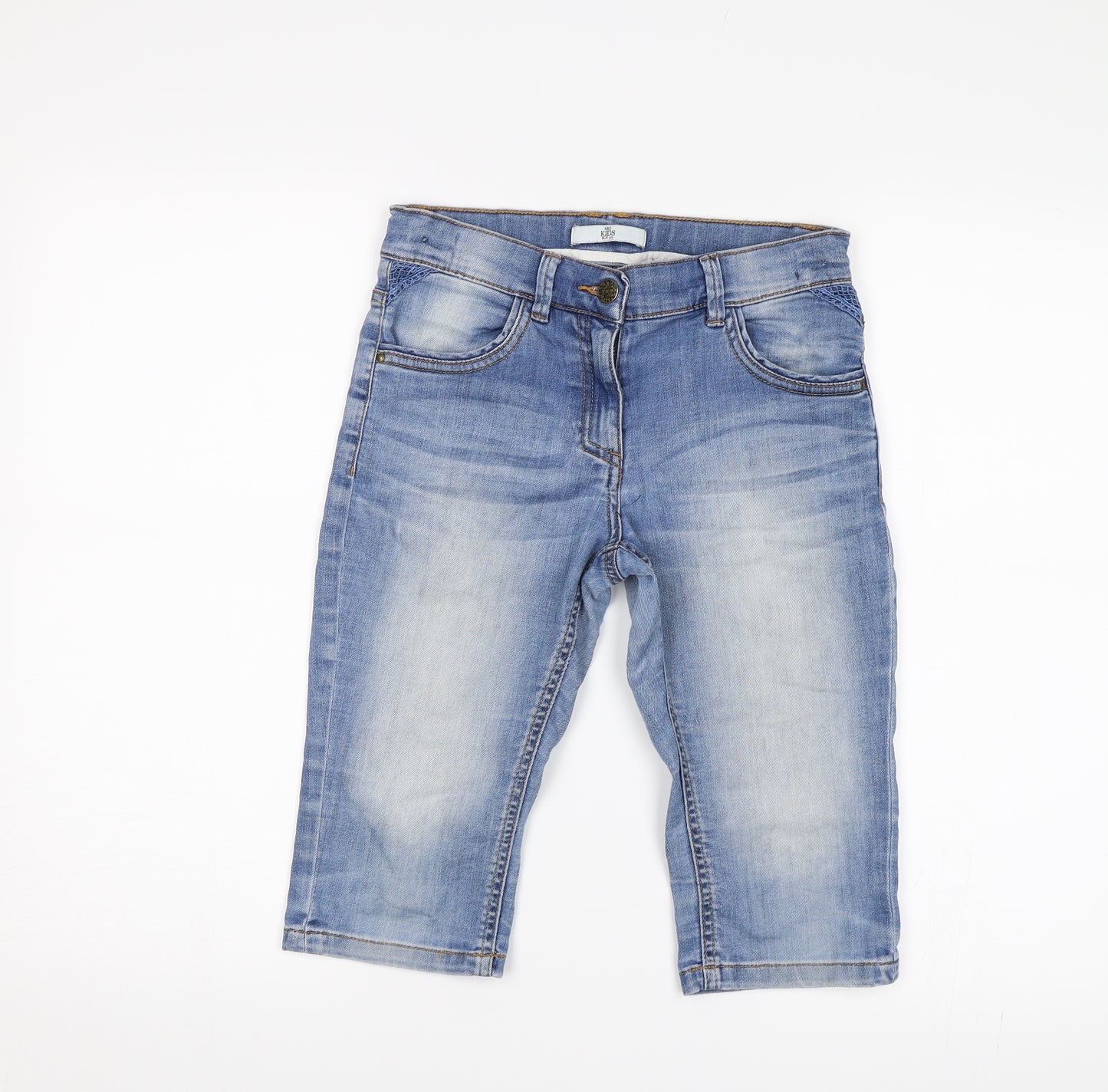 M&S Boys Blue   Bermuda Shorts Size 10-11 Years