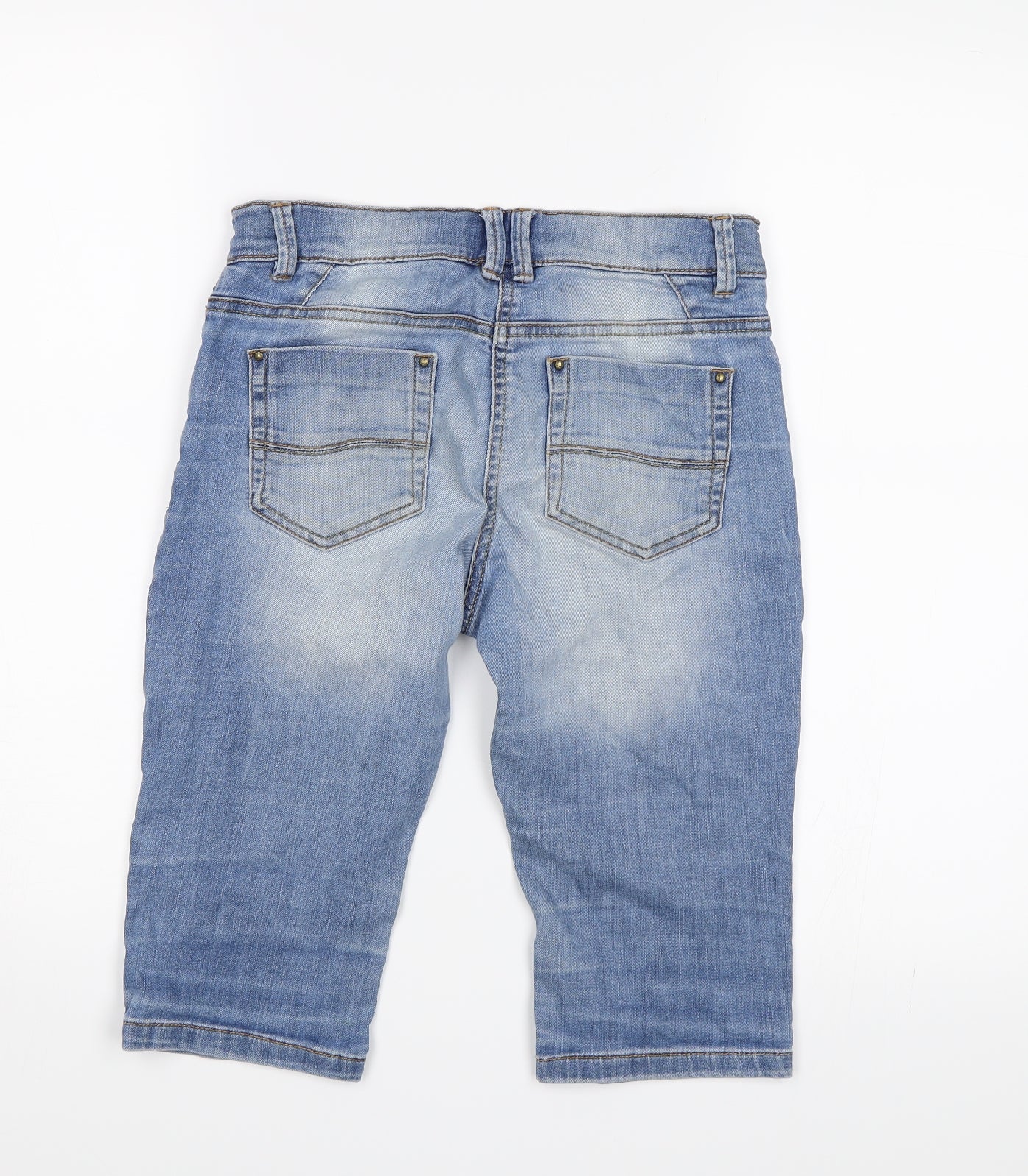 M&S Boys Blue   Bermuda Shorts Size 10-11 Years