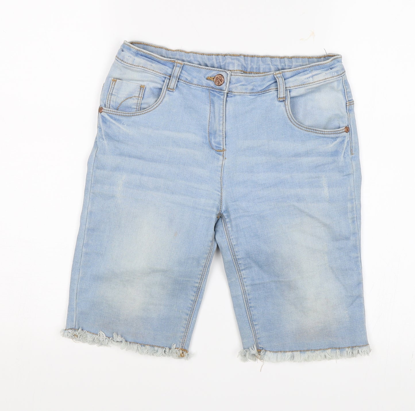 Nutmeg Girls Blue   Bermuda Shorts Size 12-13 Years