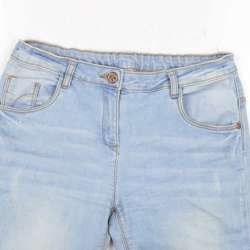 Nutmeg Girls Blue   Bermuda Shorts Size 12-13 Years