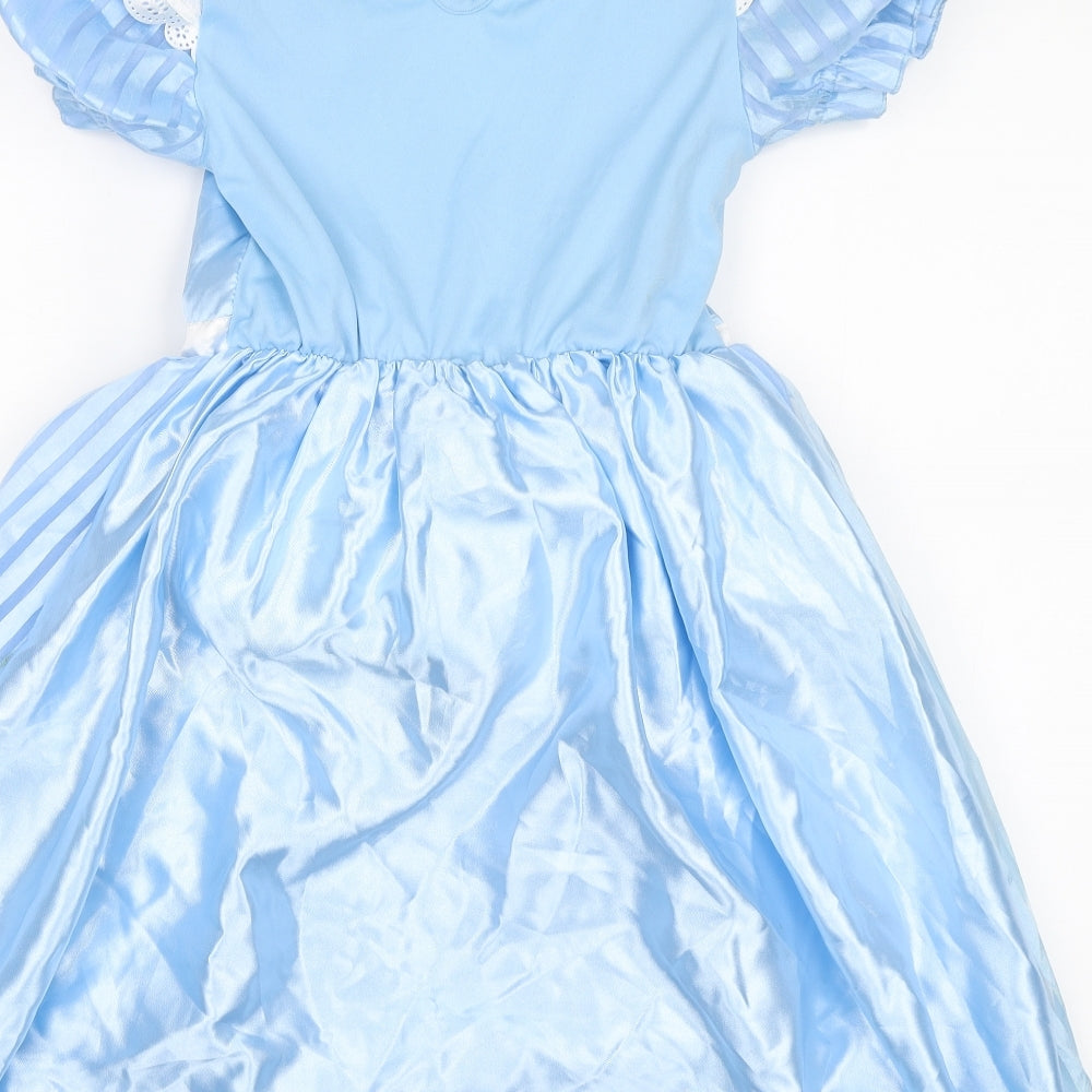 TU Girls Blue   Shift  Size 9-10 Years  - Alice in Wonderland