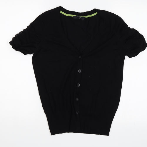 Preworn Womens Black   Basic Blouse Size 10