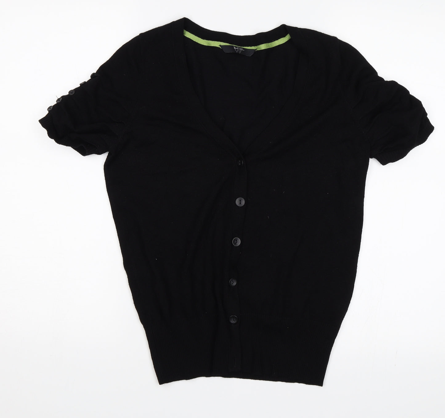 Preworn Womens Black   Basic Blouse Size 10