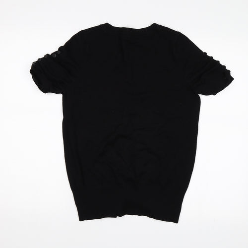 Preworn Womens Black   Basic Blouse Size 10