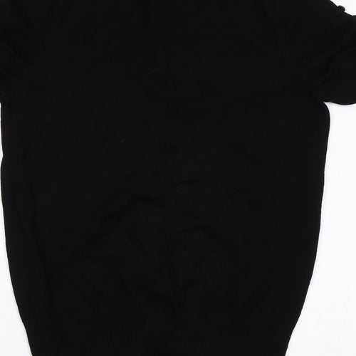 Preworn Womens Black   Basic Blouse Size 10